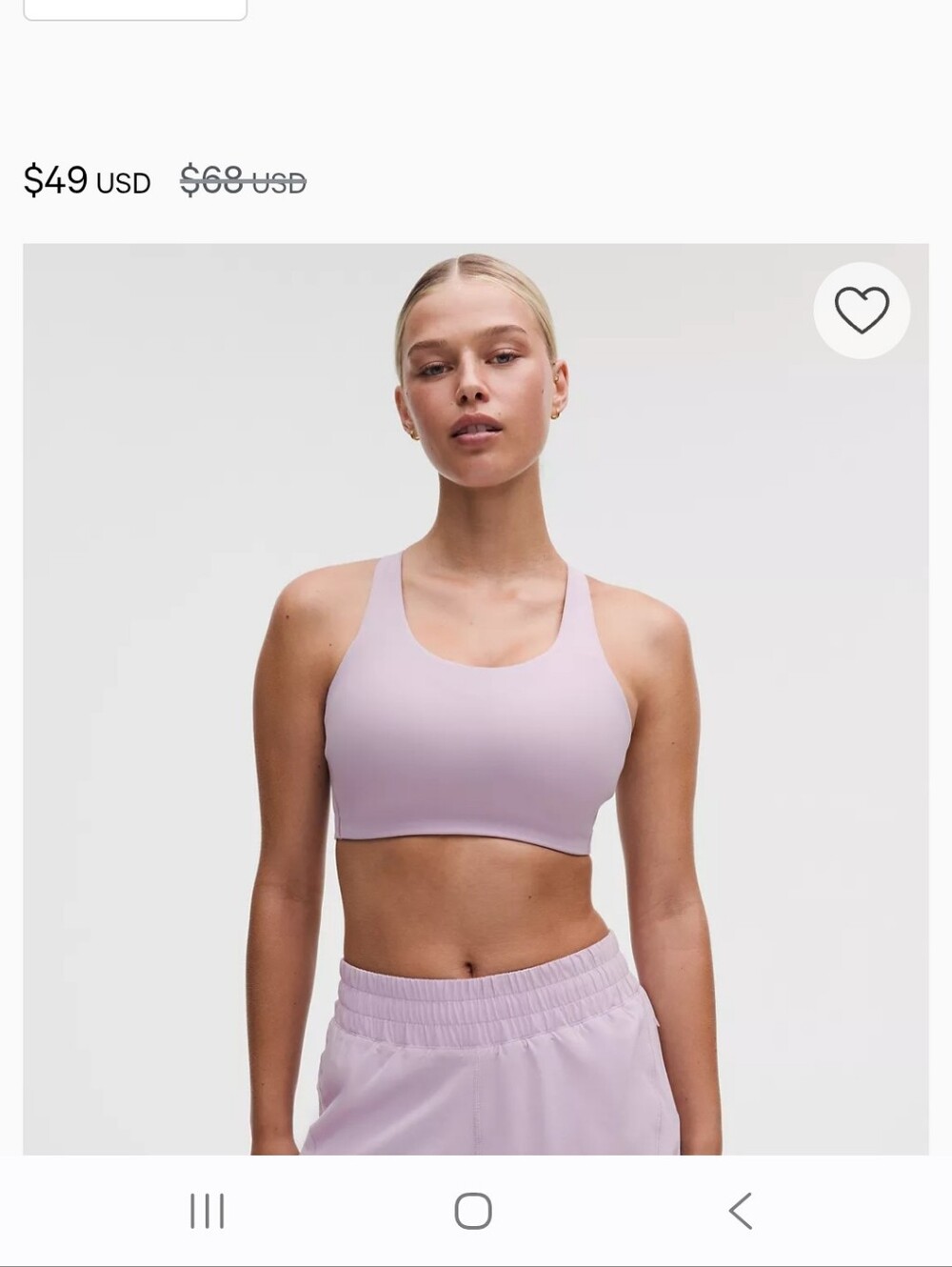 Lululemon Energy Bra High Support